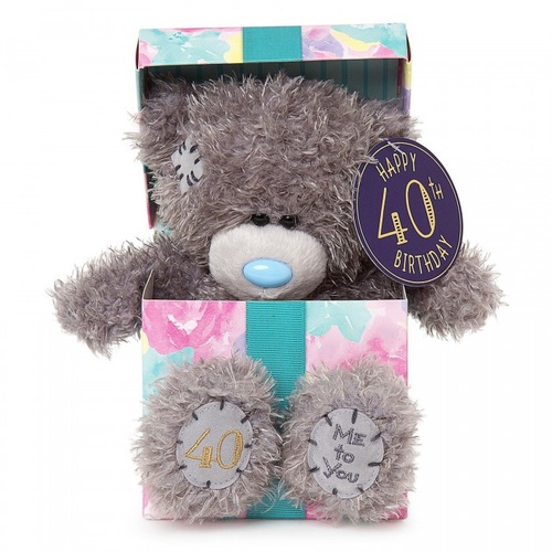 Tatty Teddy Me to You Bear - Happy 40th Birthday Bear In Box