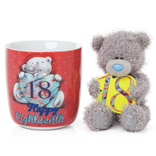 Tatty Teddy Me to You Gift Set - 18th Birthday Mug and Plush