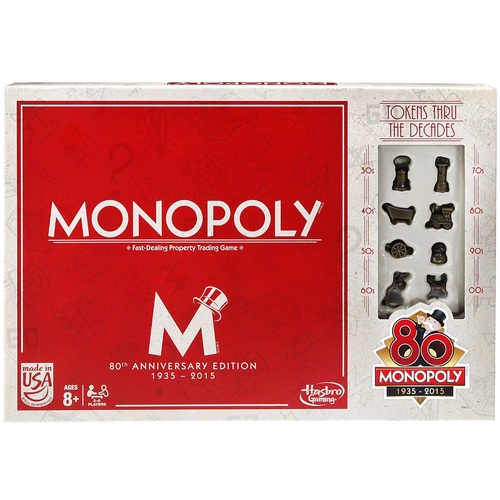 Monopoly 80th Anniversary Board Game