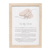 Splosh Gift Of Words plaque - To My Child