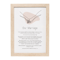 Splosh Gift Of Words plaque - Marriage