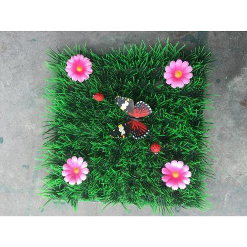 Grass Mat With Flowers And Ladybirds