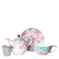 T2 Christmas Tea For One - Blushing Blends Coral