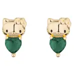 Couture Kingdom - Sanrio - Hello Kitty May Birthstone Stud Earrings Gold