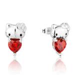 Couture Kingdom - Sanrio - Hello Kitty July Birthstone Stud Earrings Silver