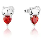 Couture Kingdom - Sanrio - Hello Kitty July Birthstone Stud Earrings Silver