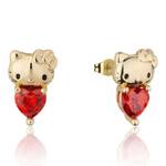 Couture Kingdom - Sanrio - Hello Kitty July Birthstone Stud Earrings Gold
