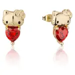 Couture Kingdom - Sanrio - Hello Kitty July Birthstone Stud Earrings Gold