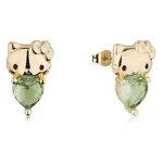 Couture Kingdom - Sanrio - Hello Kitty August Birthstone Stud Earrings Gold