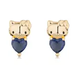 Couture Kingdom - Sanrio - Hello Kitty December Birthstone Stud Earrings Gold