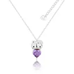 Couture Kingdom - Sanrio - Hello Kitty February Birthstone Necklace Silver