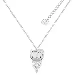 Couture Kingdom - Sanrio - Hello Kitty April Birthstone Necklace Silver