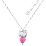 Couture Kingdom - Sanrio - Hello Kitty October Birthstone Necklace Silver