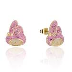Couture Kingdom - Sanrio - My Melody Crystal Stud Earrings Gold