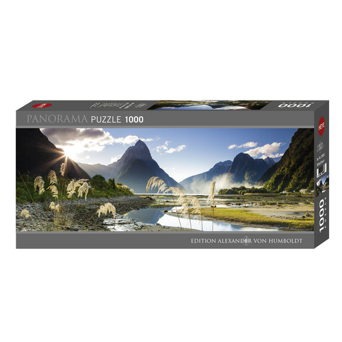 Heye Puzzle 1000pc Panorama - Alexander von Humboldt - Milford Sound