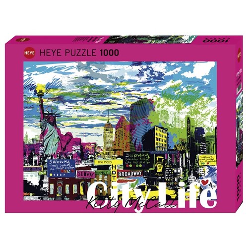 Heye Puzzle 1000pc - City Life - I love New York!