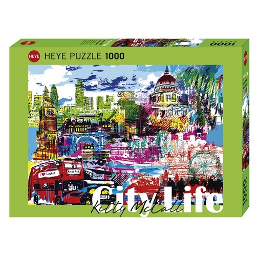  Heye Puzzle 1000pc - City Life - I love London!