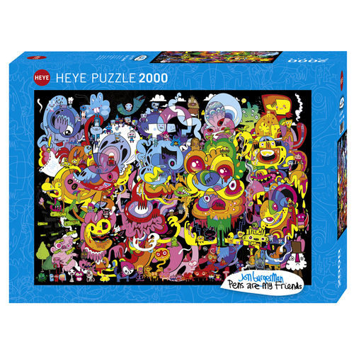 Heye Puzzle 2000pc - Jon Burgerman - New Psychedoodlic