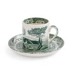 Spode Heritage Green Italian - Espresso Cup & Saucer (Set of 4)