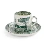 Spode Heritage Green Italian - Espresso Cup & Saucer (Set of 4)