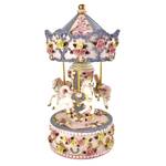 Russell Collection Carousel - 3 Horse Petite Pearl