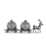 Russell Collection - Pewter Finish Mini Pumpkin First Tooth & Curl Carraige
