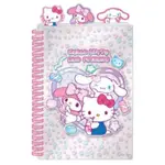 Hello Kitty and Friends Sweets - Glitter Notebook