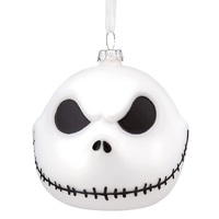 Hallmark Blown Glass Hanging Ornament - Disney Nightmare Before Christmas Jack Skellington