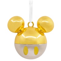 Hallmark Metal Hanging Ornament - Disney Gold Mickey Mouse