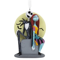 Hallmark Resin Hanging Ornament - Disney Nightmare Before Christmas Jack And Sally