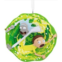Hallmark Resin Hanging Ornament - Rick and Morty