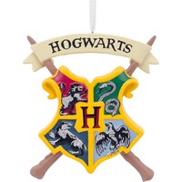 Hallmark Resin Hanging Ornament - Harry Potter Hogwarts Crest