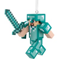 Hallmark Resin Hanging Ornament - Minecraft Steve in Diamond Armor