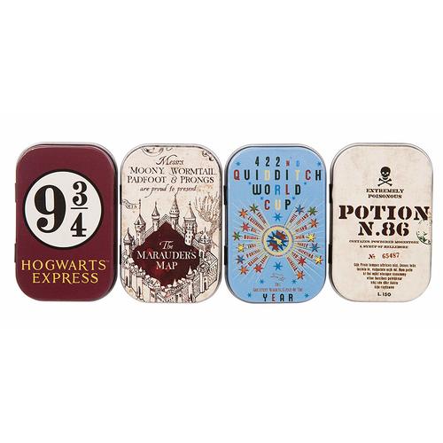 Harry Potter - Set of 4 Map Tins