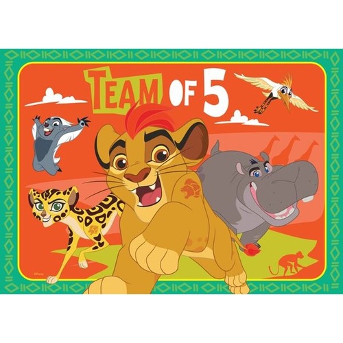 Disney The Lion Guard Board Puzzle - Team of 5