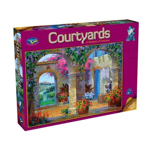 Holdson Courtyards A Glimpse Of Tuscany Puzzle 500 Pieces