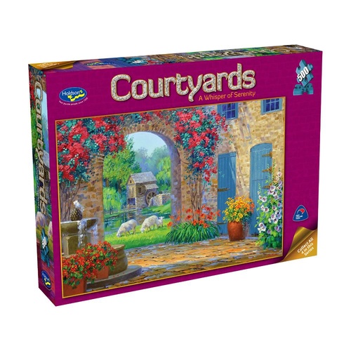 Holdson Courtyards A Whisper Of Serenity Puzzle 500 Pieces