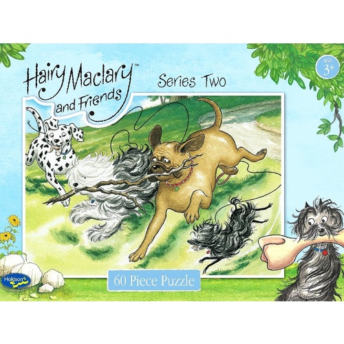 Holdson Hairy Maclary And Friends Series Two Puzzle - Rollicking And Frolicking 60 Pieces