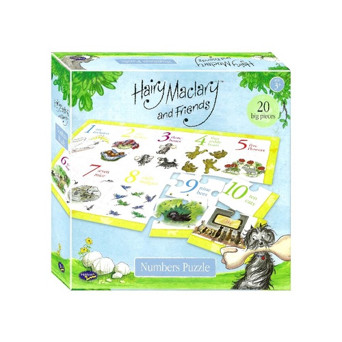 Holdson Hairy Maclary and Friends - Number Puzzle 20 Piece