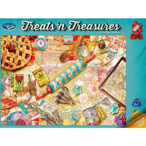 Holdson Treats n' Treasures Vintage Baker Puzzle 1000 Pieces