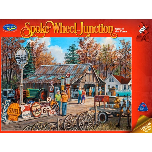 Holdson Spoke Wheel Junction Signs of the Times Puzzle 1000 Pieces