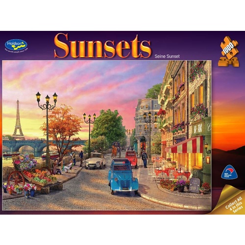 Holdson Sunsets Seine Sunset Puzzle 1000 Pieces