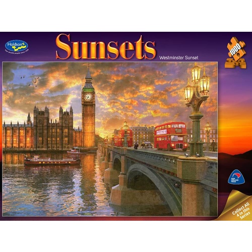Holdson Sunsets Westminster Sunset Puzzle 1000 Pieces