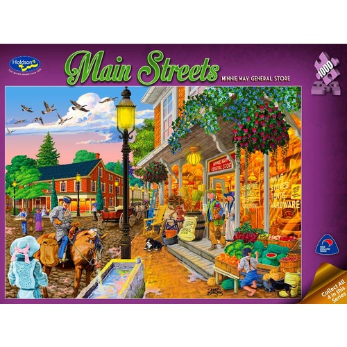 Holdson Main Streets Minnie May General Store Puzzle 1000 Pieces