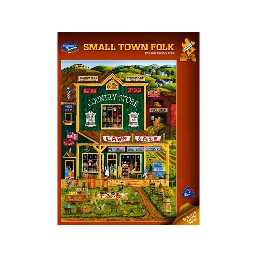 Holdson Small Town Folk The Olde Country Store Puzzle 1000 Pieces