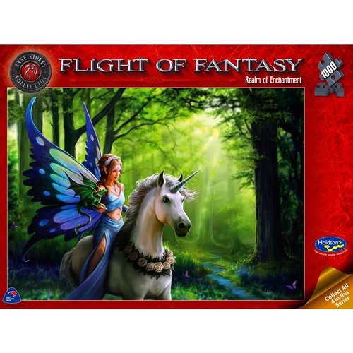 Holdson Puzzle 1000pc - Flight of Fantasy - Realm of Enchantment