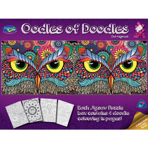 Holdson Oodles Of Doodles Owl-rageous Puzzle 748 Pieces