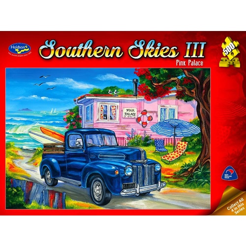 Holdson Southern Skies III Pink Palace Puzzle 500 Pieces