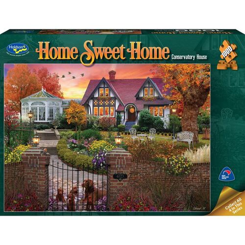 Holdson Puzzle 1000pc - Home Sweet Home - Conservatory House