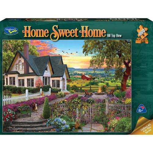 Holdson Puzzle 1000pc - Home Sweet Home - Hill Top View